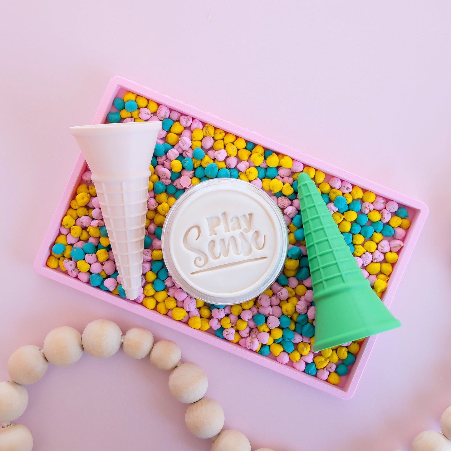 Eco Ice Cream Cone Mould - Beige