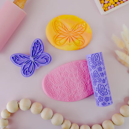 Eco Textured Roller - Butterfly