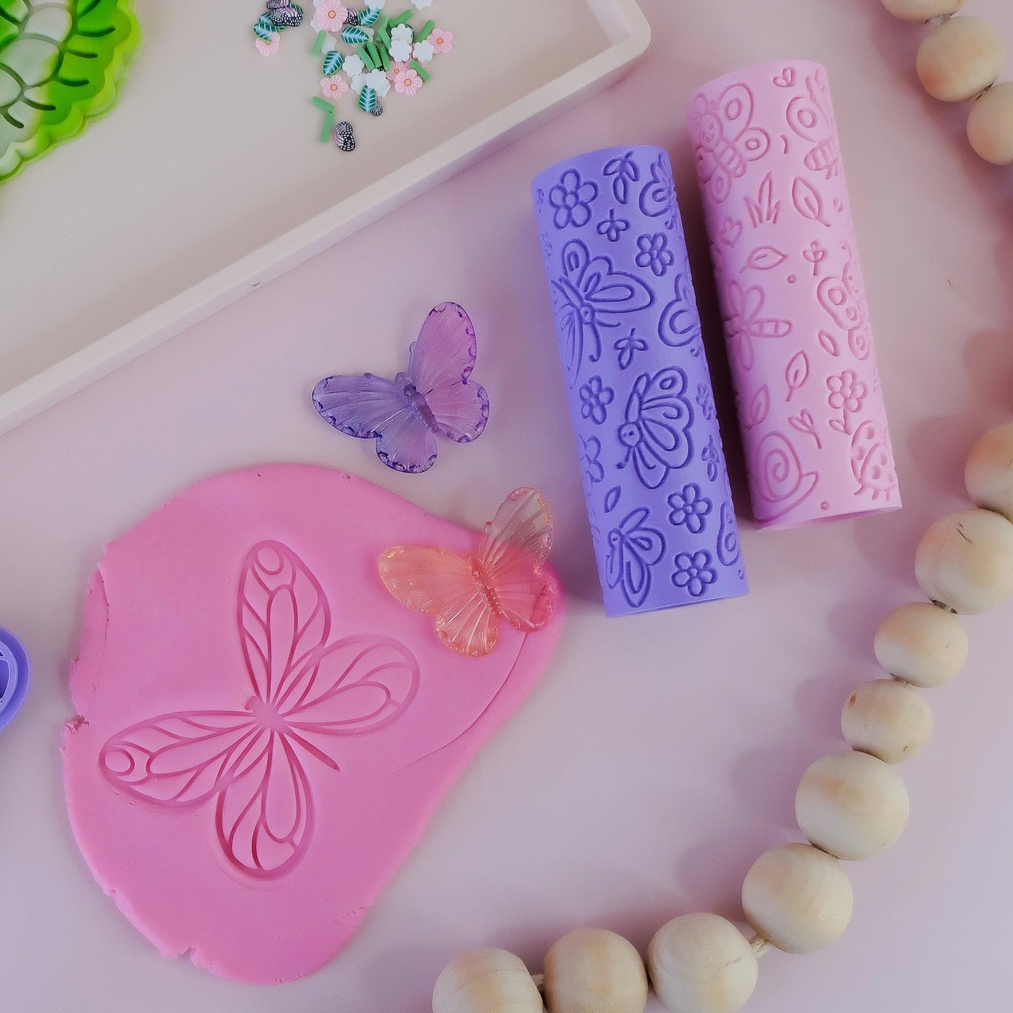 Eco Textured Roller - Butterfly