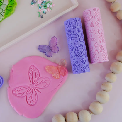 Eco Textured Roller - Butterfly