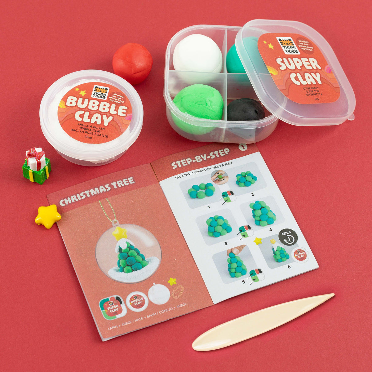 Super Clay Craft Xmas Kit - Snowman + Tree