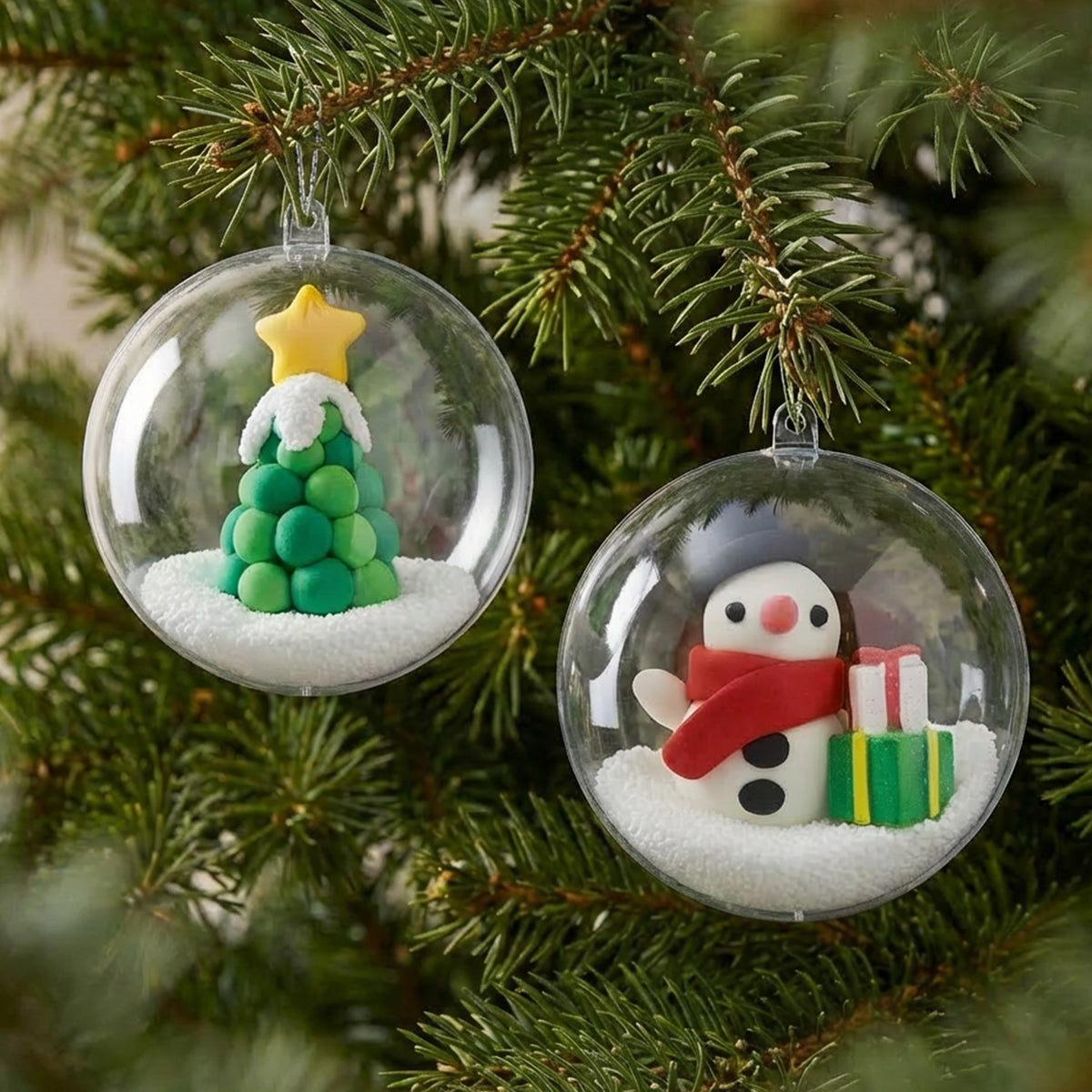 Super Clay Craft Xmas Kit - Snowman + Tree