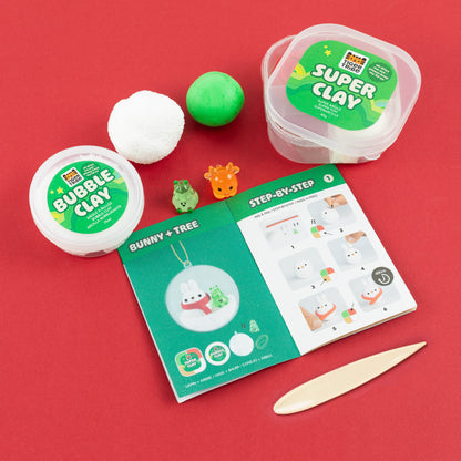 Super Clay Craft Xmas Kit - Bear and Bunny
