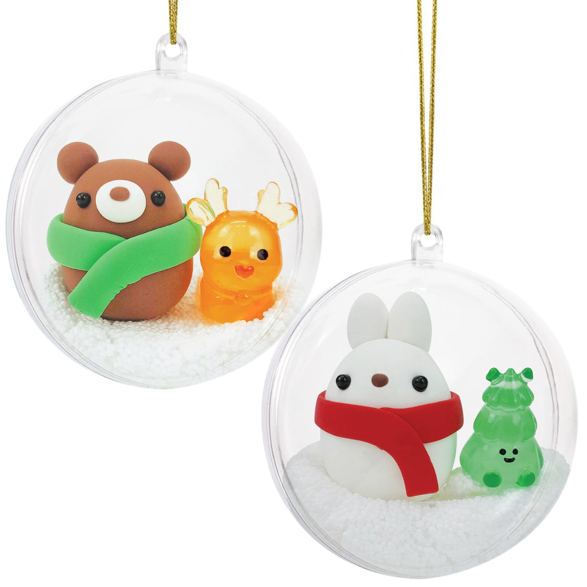 Super Clay Craft Xmas Kit - Bear and Bunny