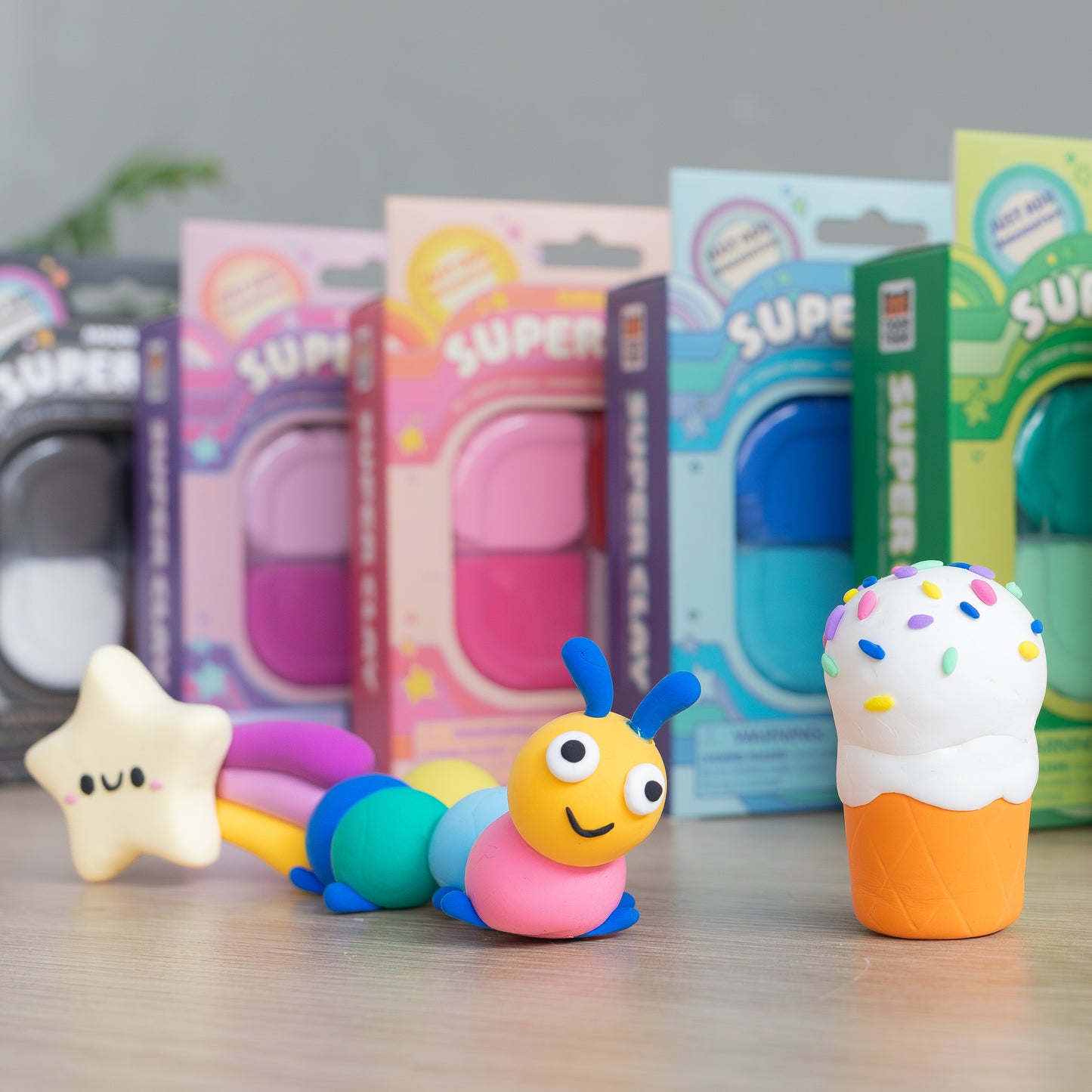 Super Clay - Pack of all 6 colours
