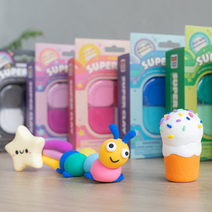 Super Clay - Pack of all 6 colours