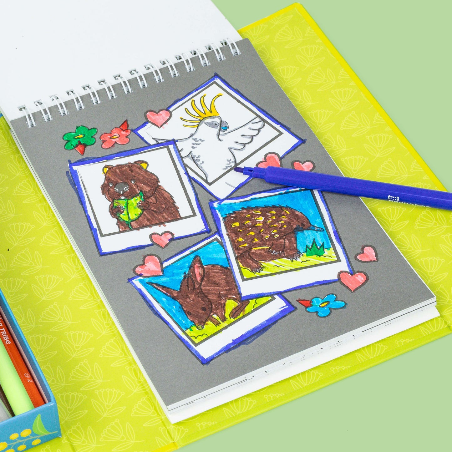 Colouring Set - Aussie Animals
