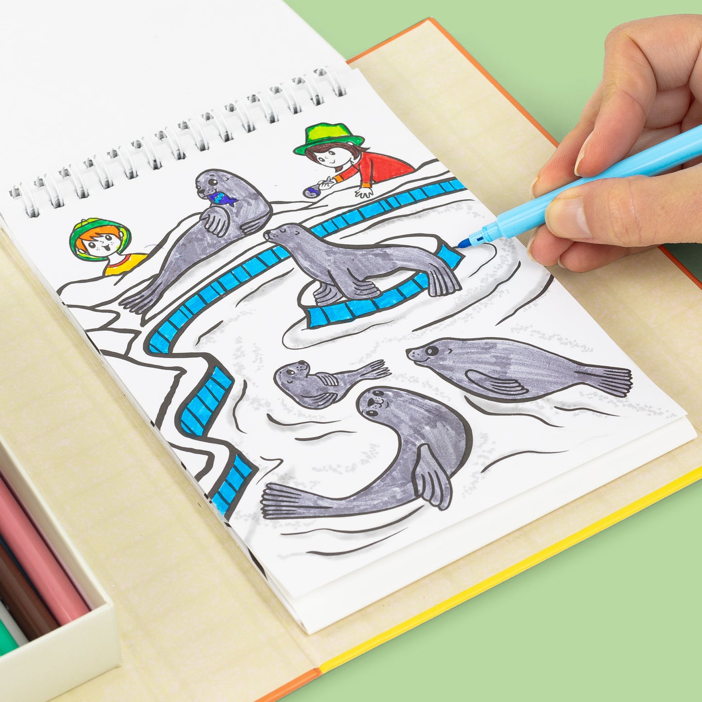 Colouring Set - Zoo