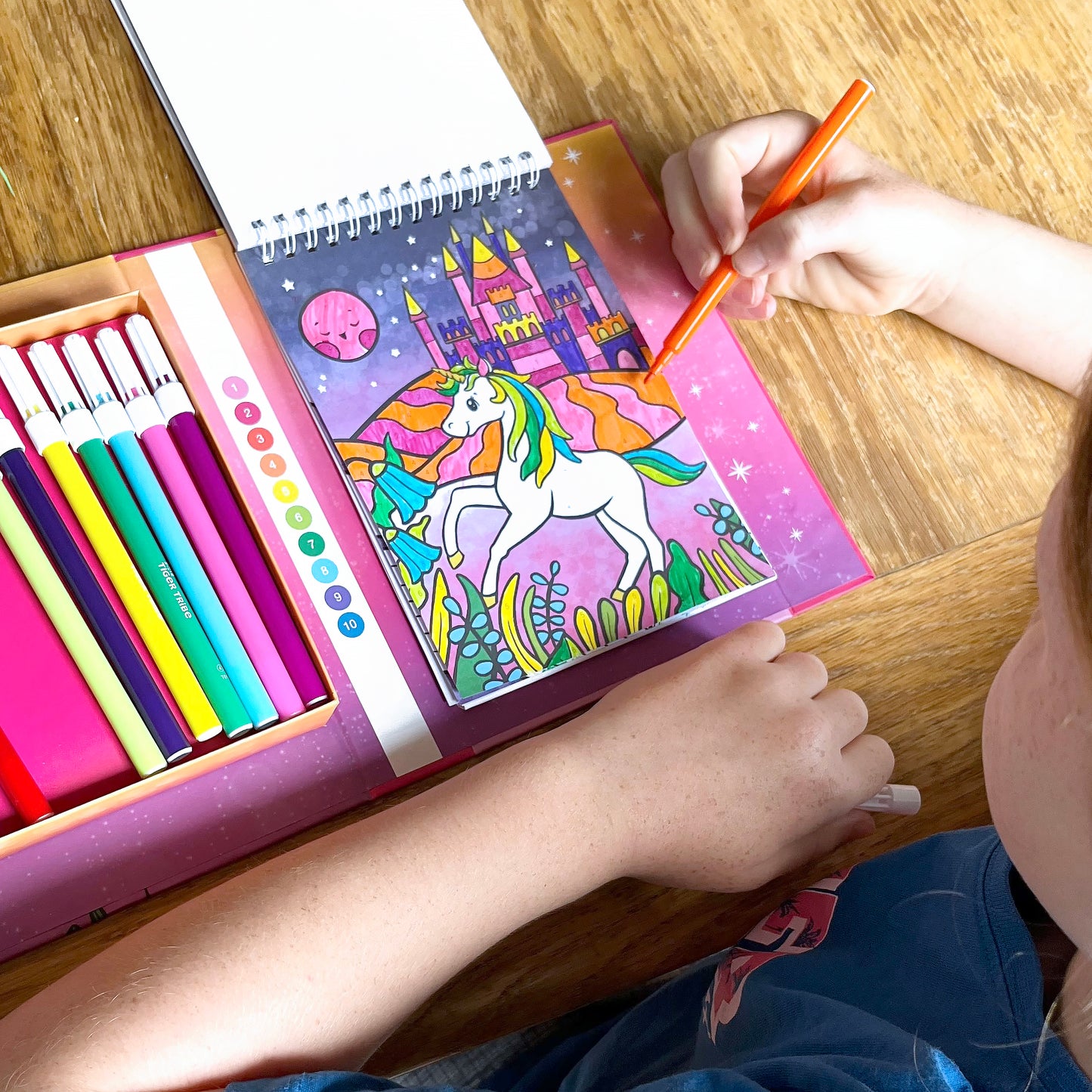 Colour By Numbers - Unicorn Dreaming