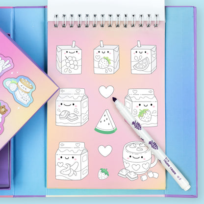 Stacks of Stickers- Scented - Dreamy Desserts