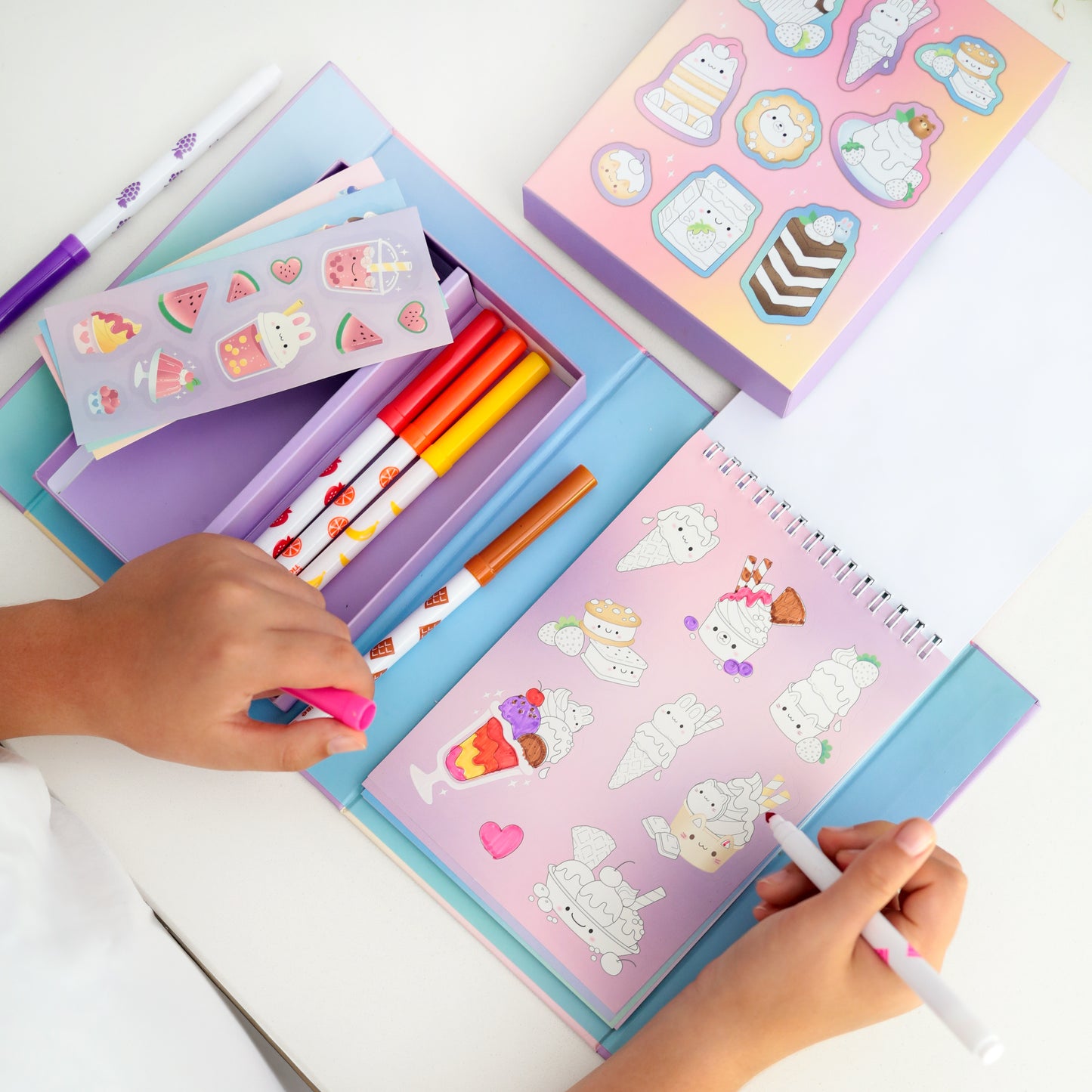 Stacks of Stickers- Scented - Dreamy Desserts