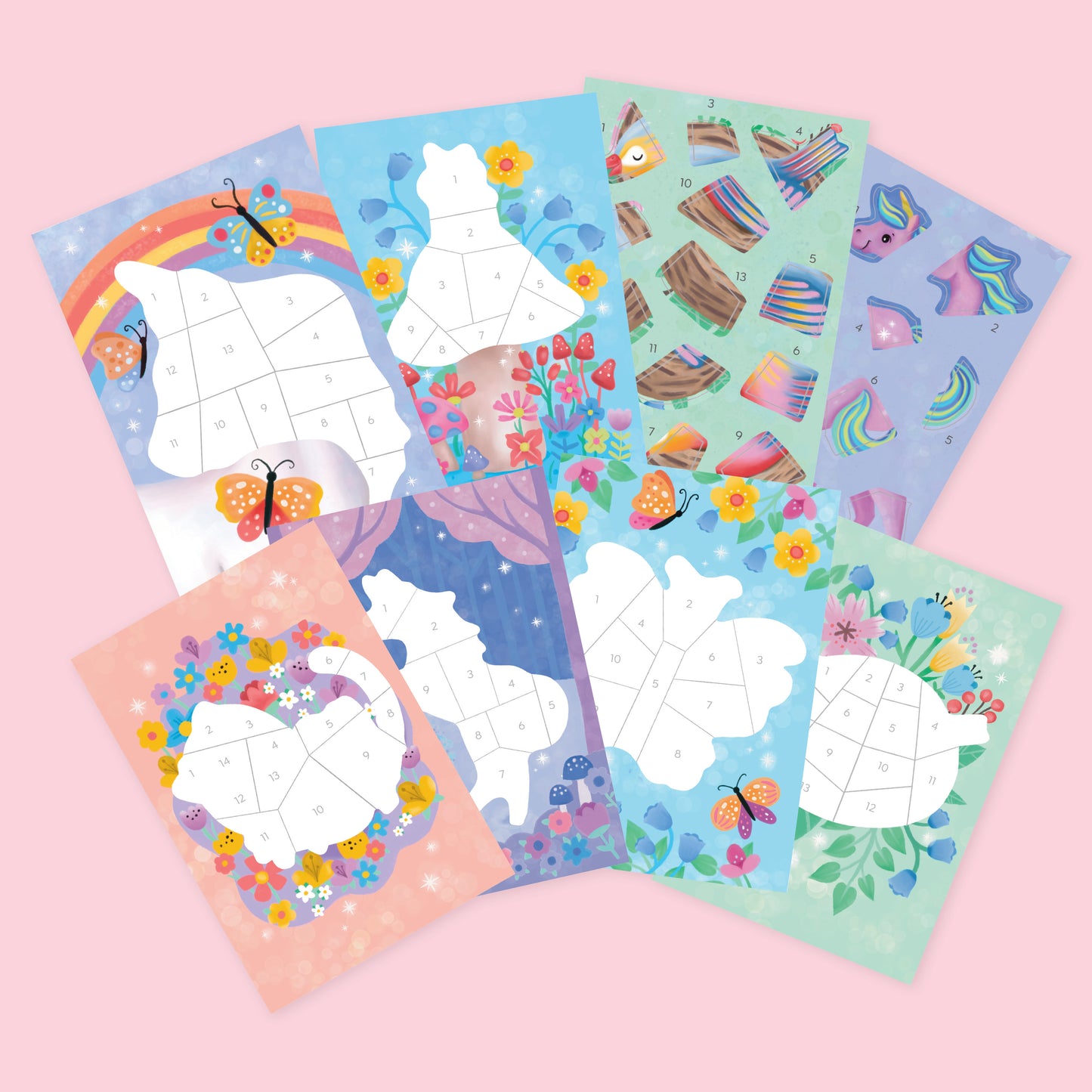 Sticker by Numbers - Magical Garden