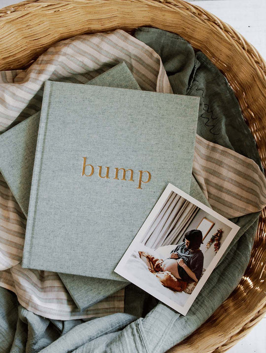 PRE ORDER - Bump - Pregnancy Journal - Seafoam