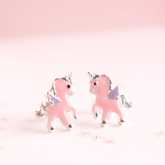 Earrings - Pink Unicorn