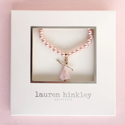 Bracelet - Pink Pearl Bella Ballerina