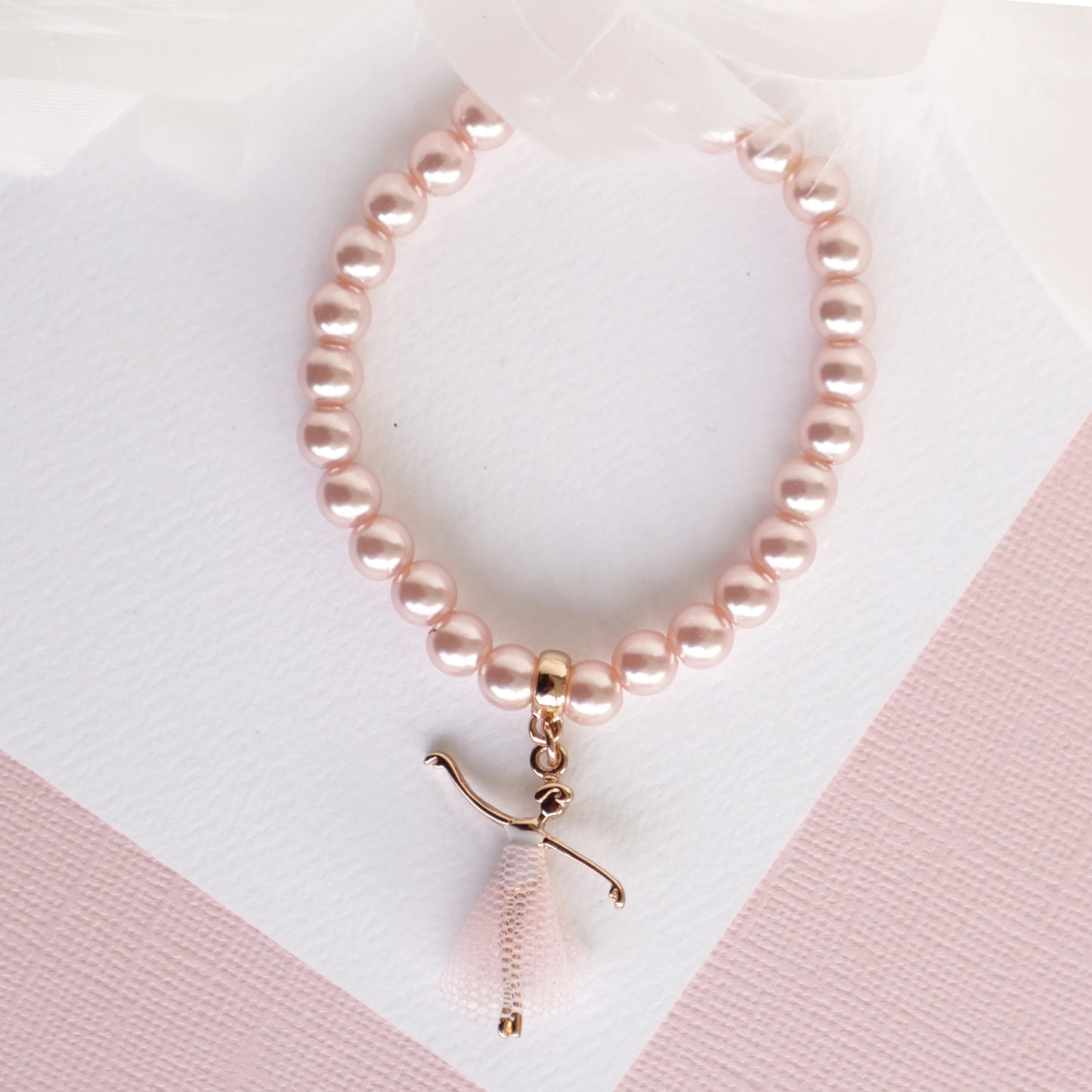 Bracelet - Pink Pearl Bella Ballerina