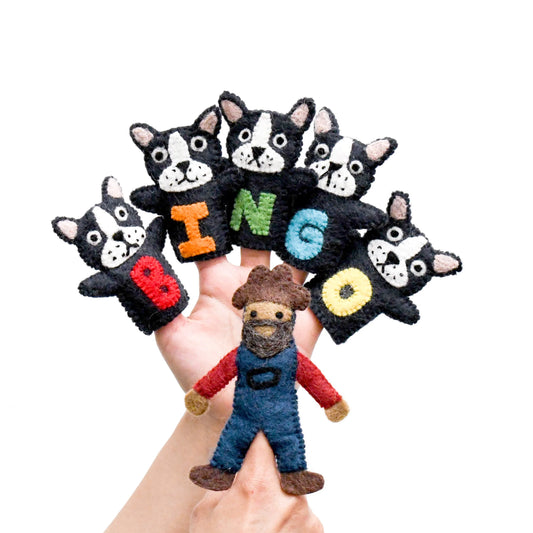 Finger Puppet Set - B-I-N-G-O