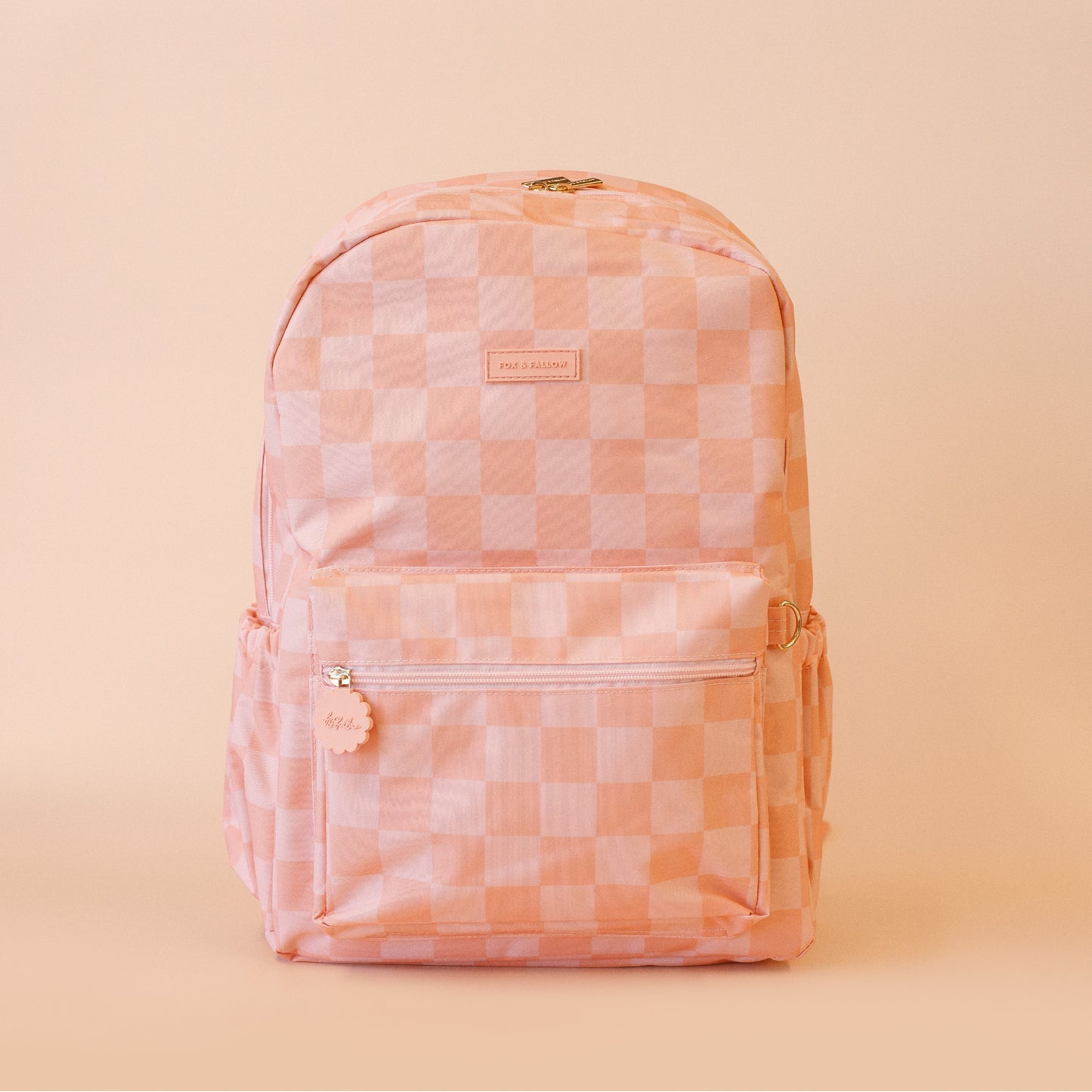 PRE ORDER - Backpack - Peach Check