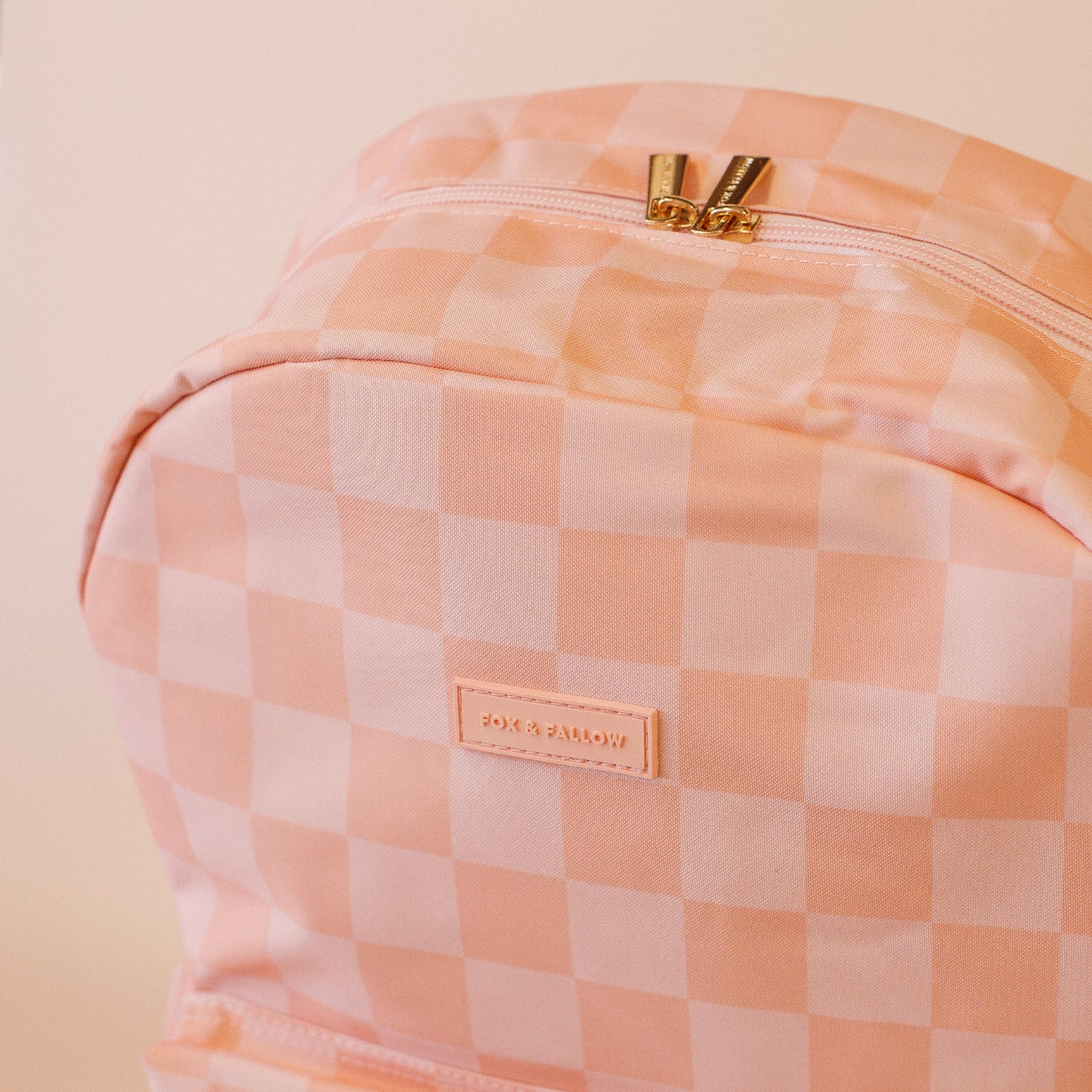 PRE ORDER - Backpack - Peach Check
