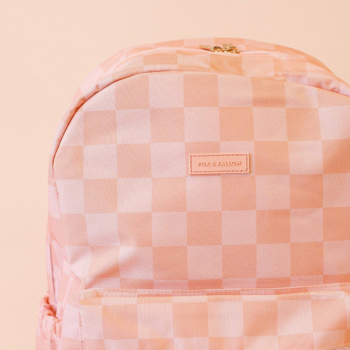 PRE ORDER - Backpack - Peach Check