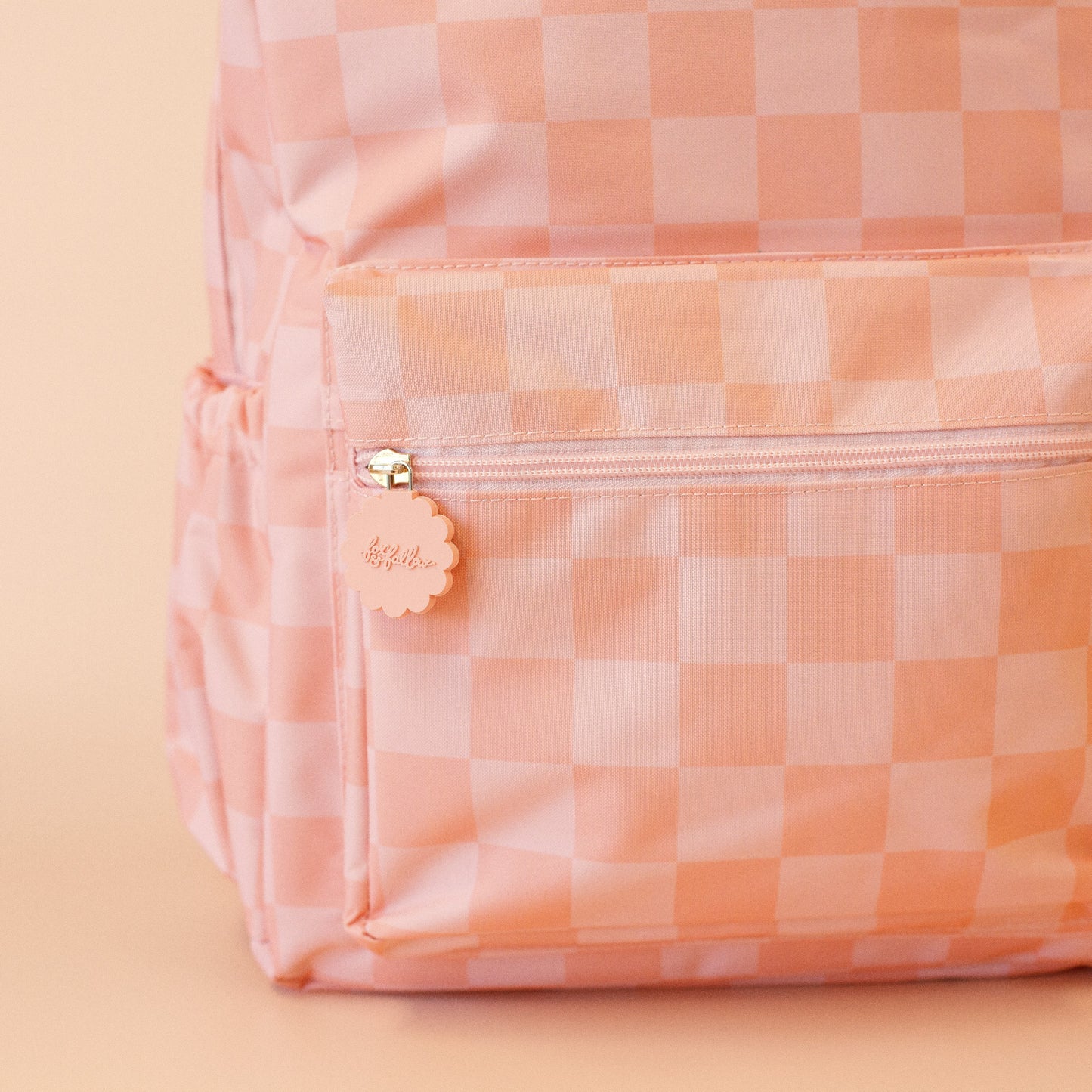 PRE ORDER - Backpack - Peach Check