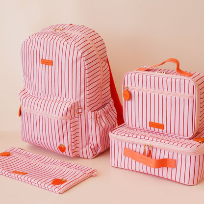 PRE ORDER - Backpack - Strawberry Stripe