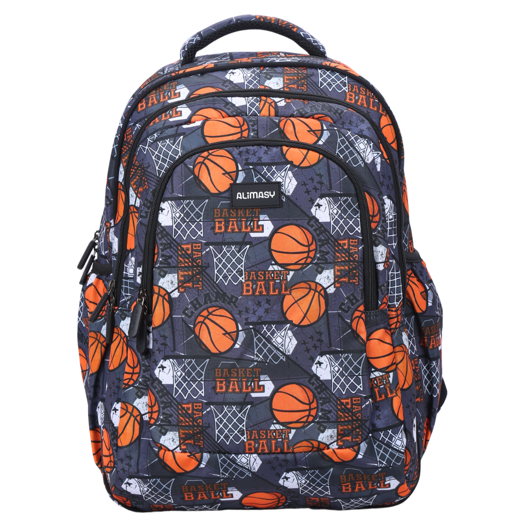 Large School Backpack - Basketball