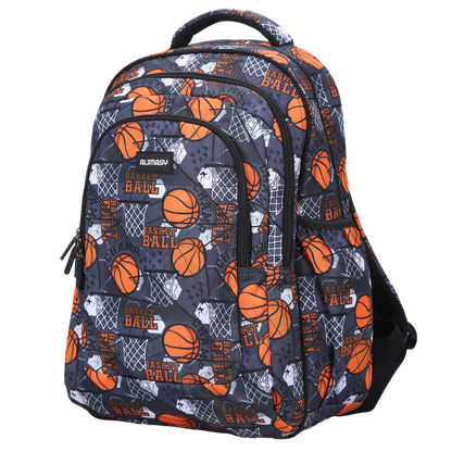 Large School Backpack - Basketball