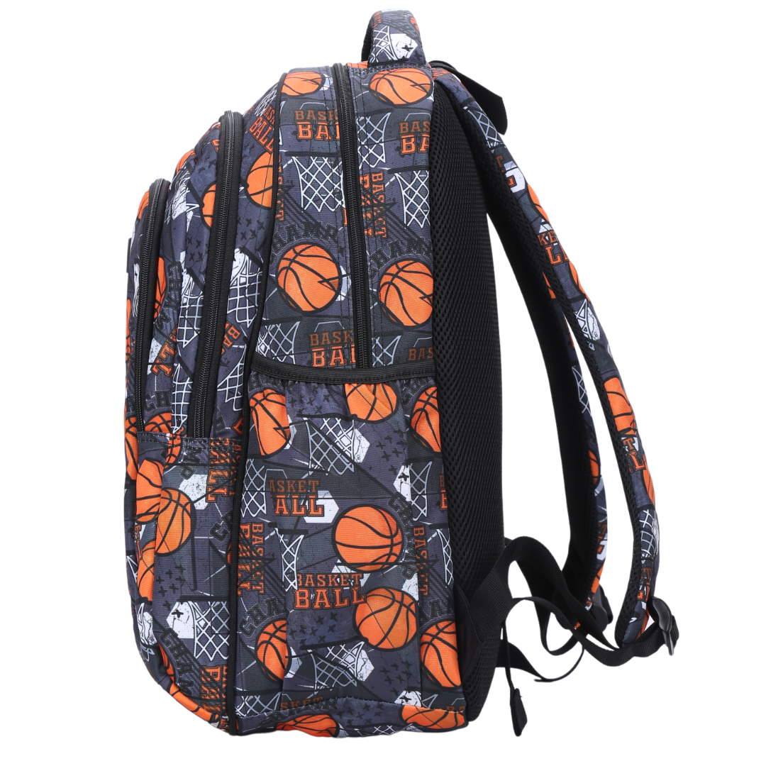 Large School Backpack - Basketball