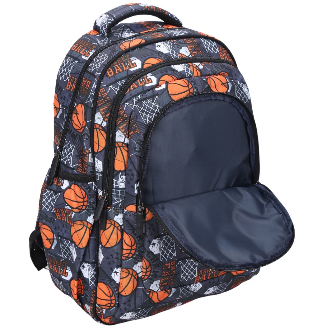Large School Backpack - Basketball