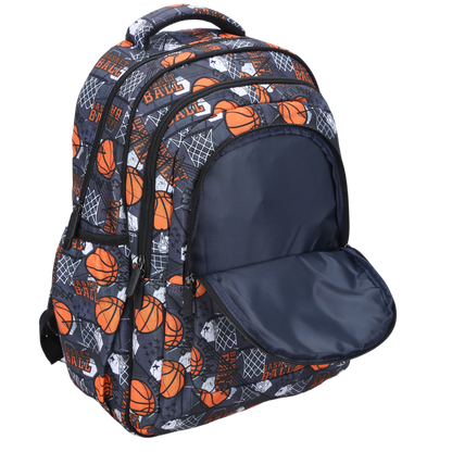 Large School Backpack - Basketball