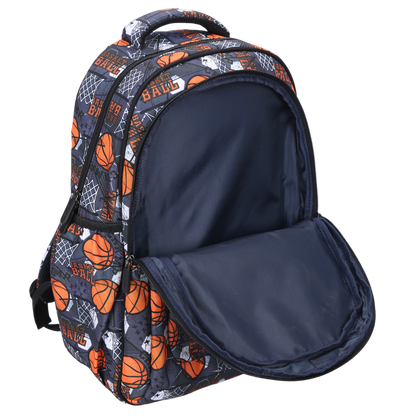 Large School Backpack - Basketball