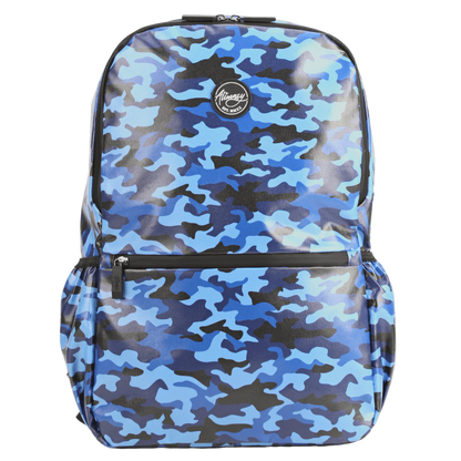 Waterproof Large Backpack - Blue Camo