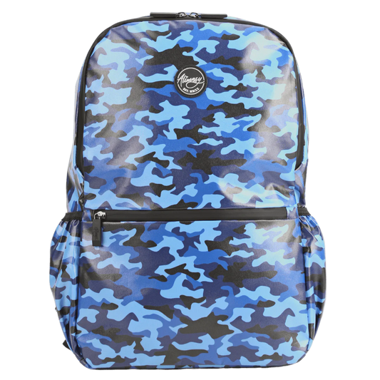 Waterproof Large Backpack - Blue Camo