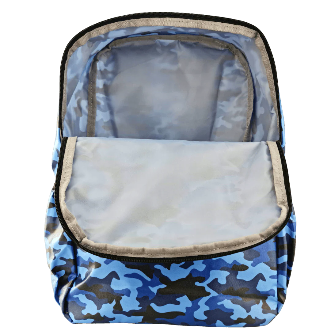 Waterproof Large Backpack - Blue Camo