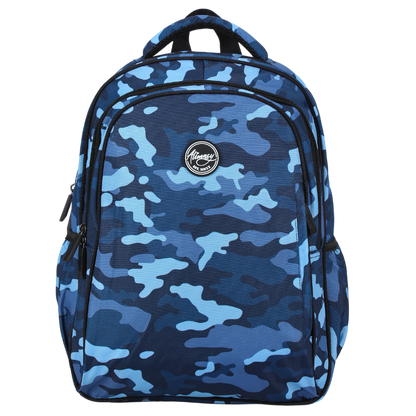 Midsize Kids Backpack - Blue Camo