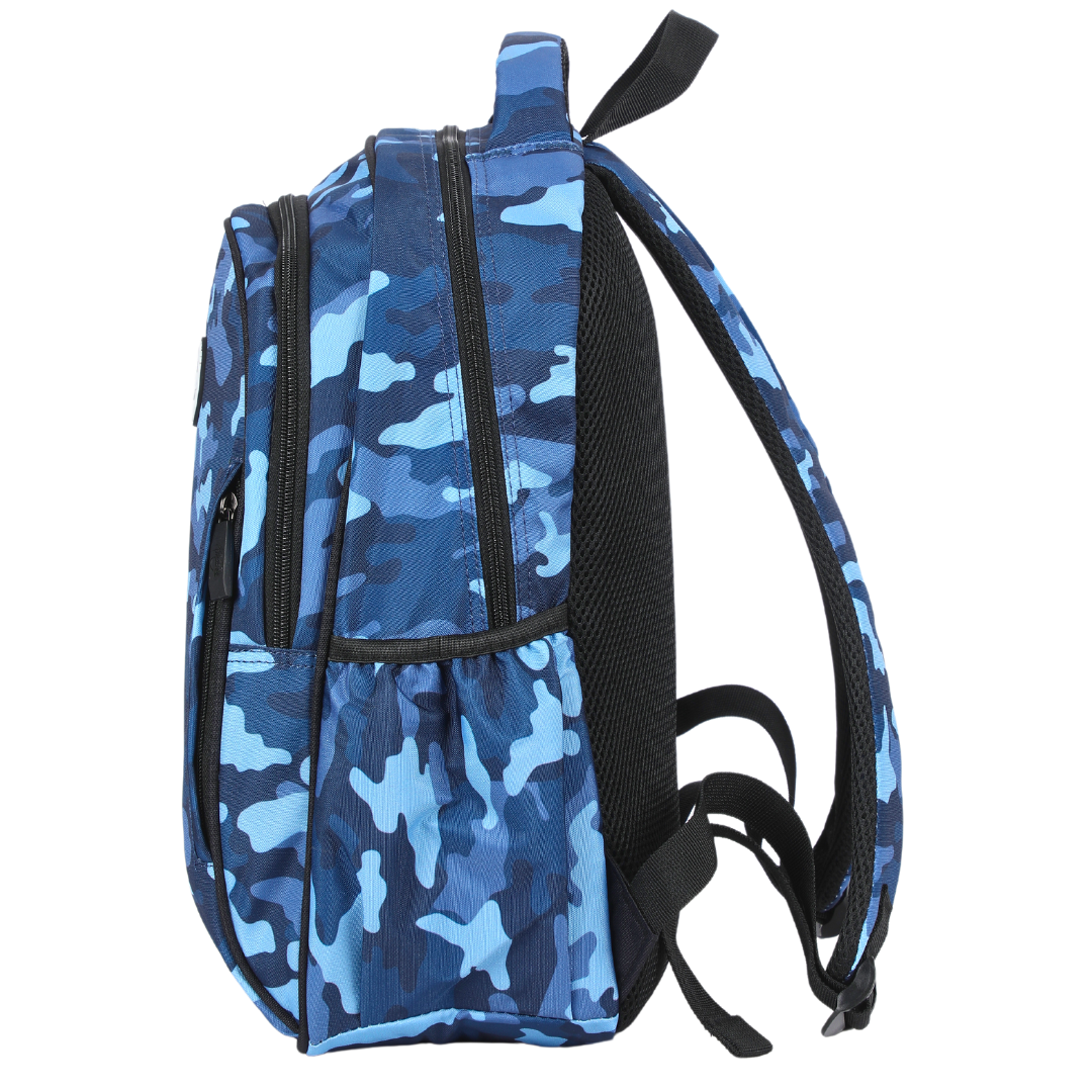 Midsize Kids Backpack - Blue Camo