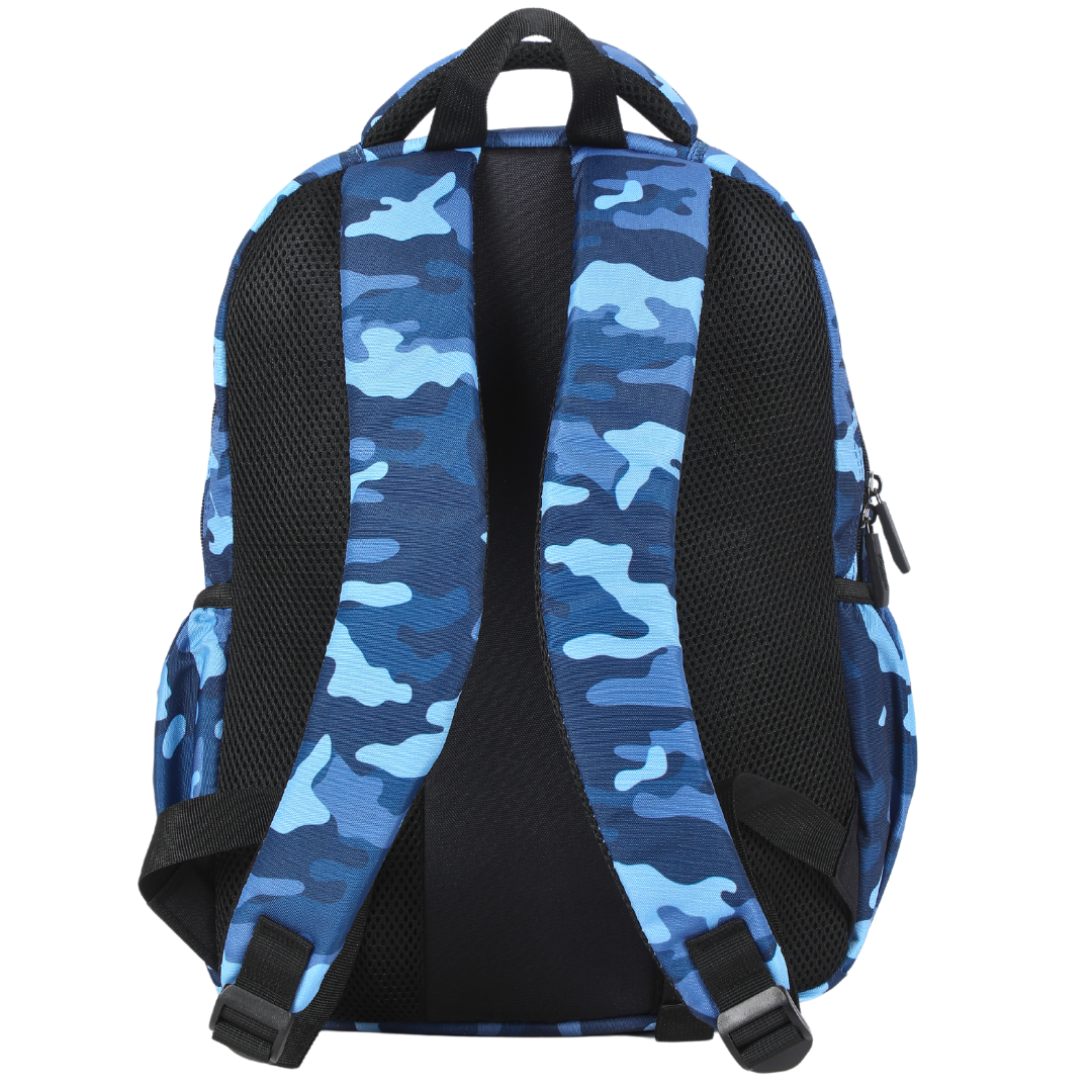Midsize Kids Backpack - Blue Camo