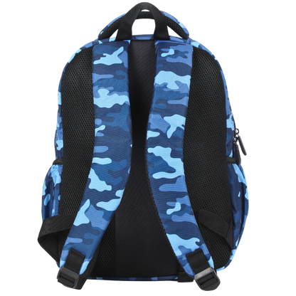 Midsize Kids Backpack - Blue Camo
