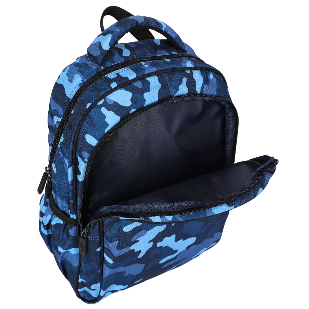 Midsize Kids Backpack - Blue Camo