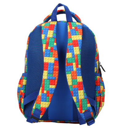 Midsize Kids Backpack - Bricks