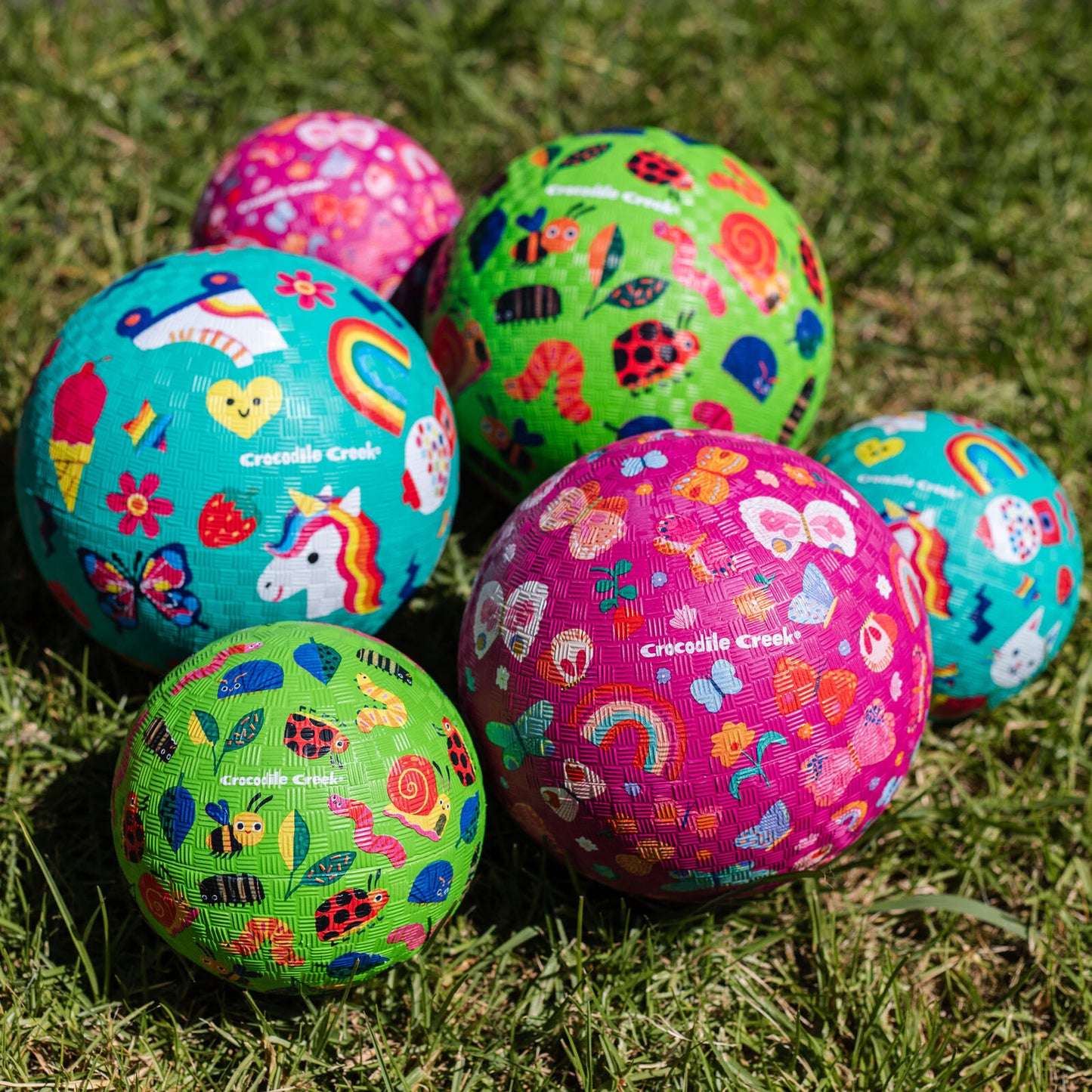 7 Inch Playground Ball - Butterfly Garden