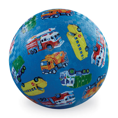 7 Inch Playground Ball - City Vehicles
