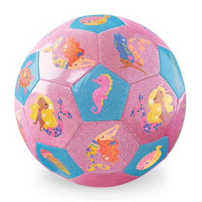 Size 3 Glitter Soccer Ball - Mermaid Friends