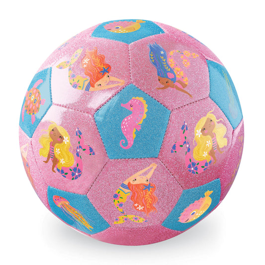 Size 3 Glitter Soccer Ball - Mermaid Friends