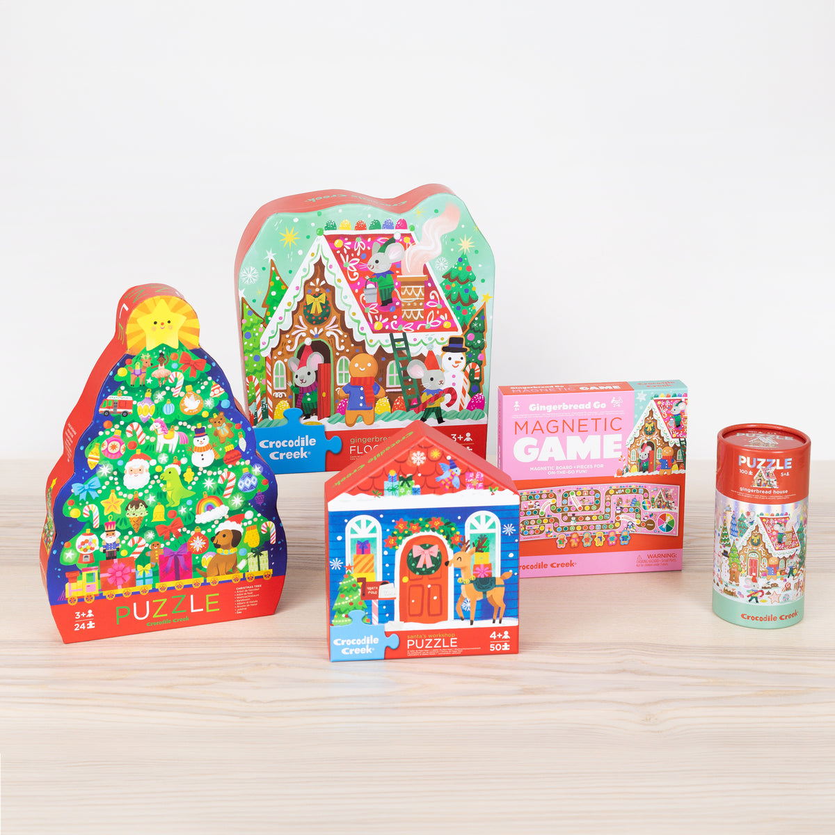 Holographic Tube Puzzle 100 pc - Gingerbread House