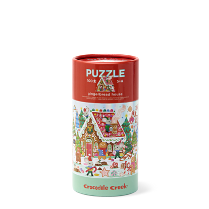 Holographic Tube Puzzle 100 pc - Gingerbread House