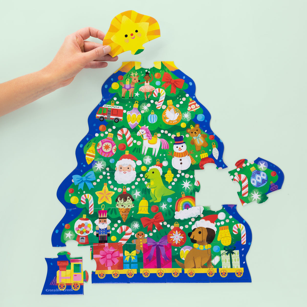 Classic Floor Puzzle 24 pc - Christmas Tree