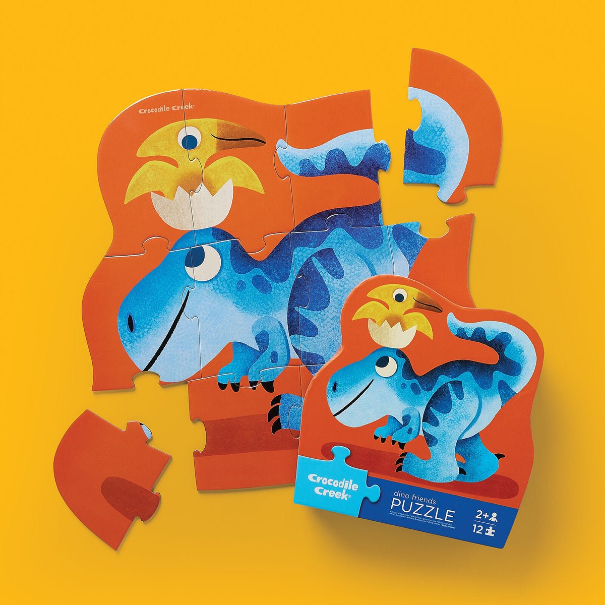 Mini Puzzle 12 pc - Dino Friends