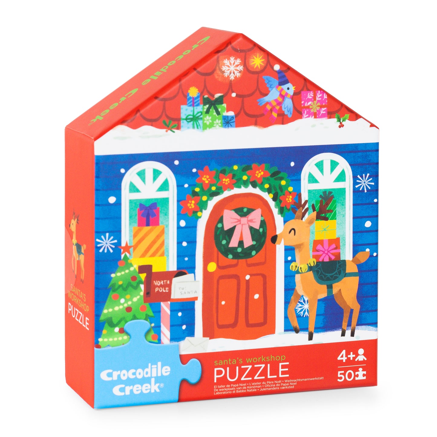 Flat House Puzzle 50 pc - Santa's Workshop